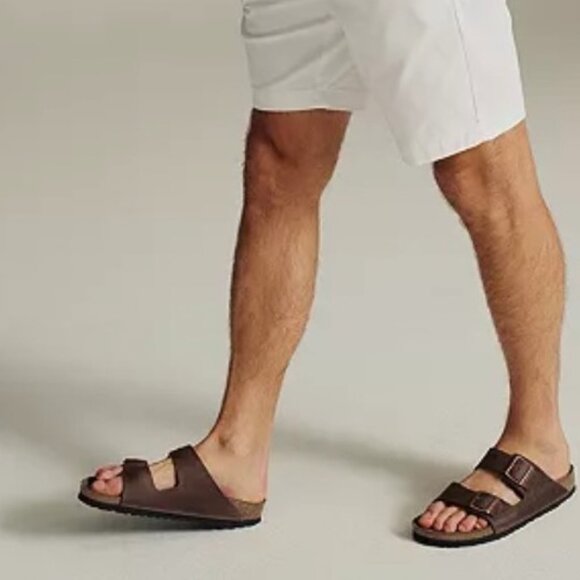 Birkenstock Arizona Desert Buck Slide Sandal - Men\'s_43 main image 7
